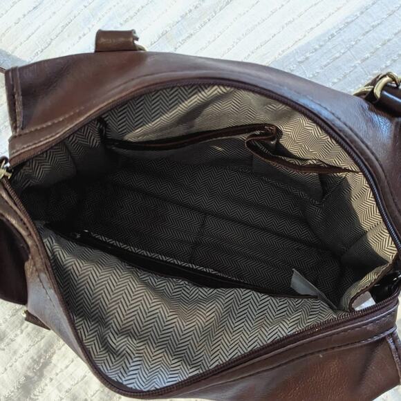 Steve Madden Brown Crossbody Hand Bag - Picture 6 of 7